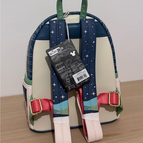 2025 Loungefly Mickey Mouse Holiday Mini Backpack - Picture 3 of 4